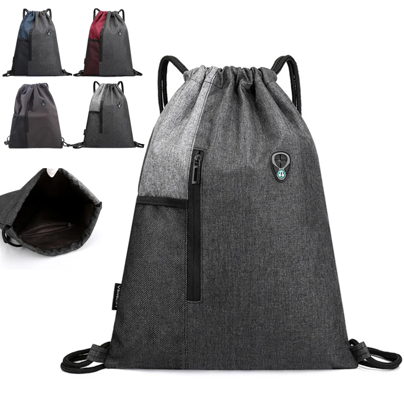 Bolso Playa Hombre Mochila Deportiva Impermeable Con Cordón