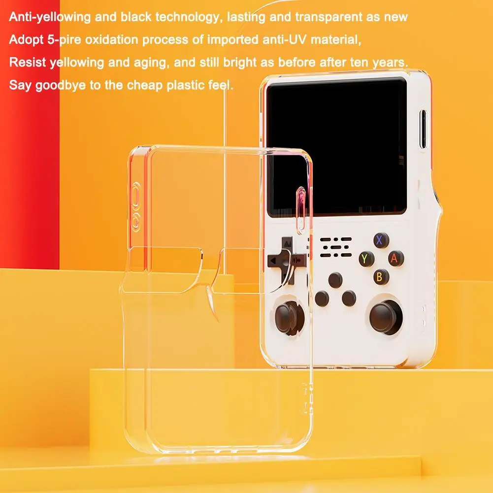 Transparent TPU Protective Case for Handheld Game Console