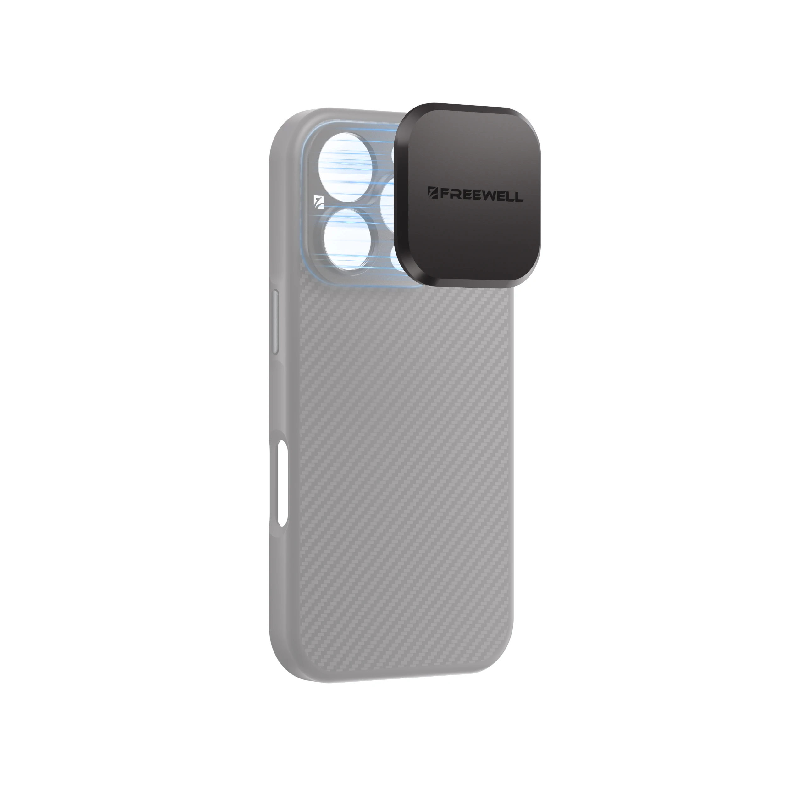 Freewell iPhone Filmmaker 렌즈 보호 장치 호환 케이스 및 Genius Rig는 먼지 긁힘 및 손상으로부터 iPhone Len을 보호합니다.
