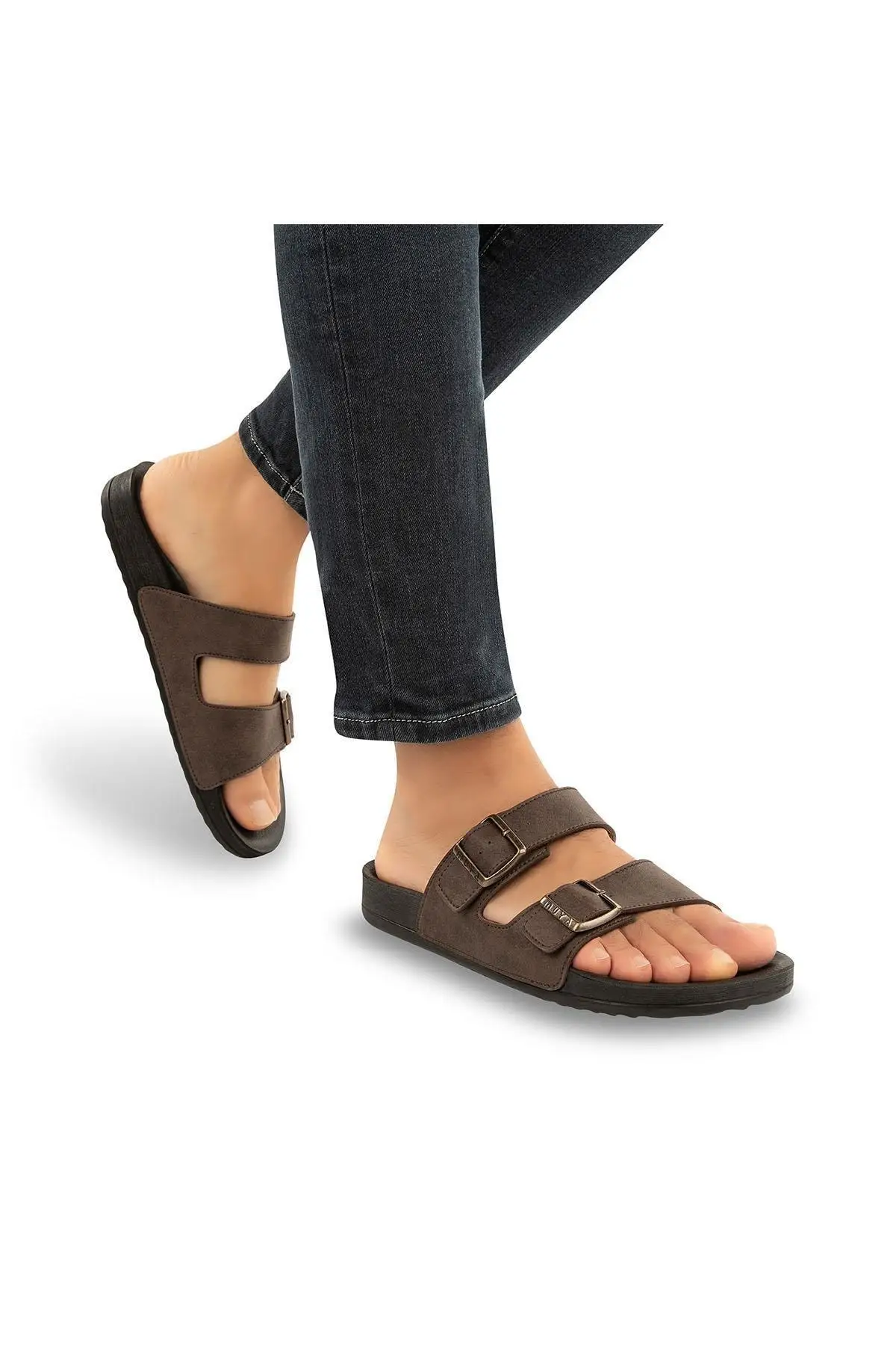 Men's 4 Seasons Ergonomic Slippers Flip flops man Sandals Summer Shoes Comfortable Soft Sturdy Slippers Beach Hiking Shoes