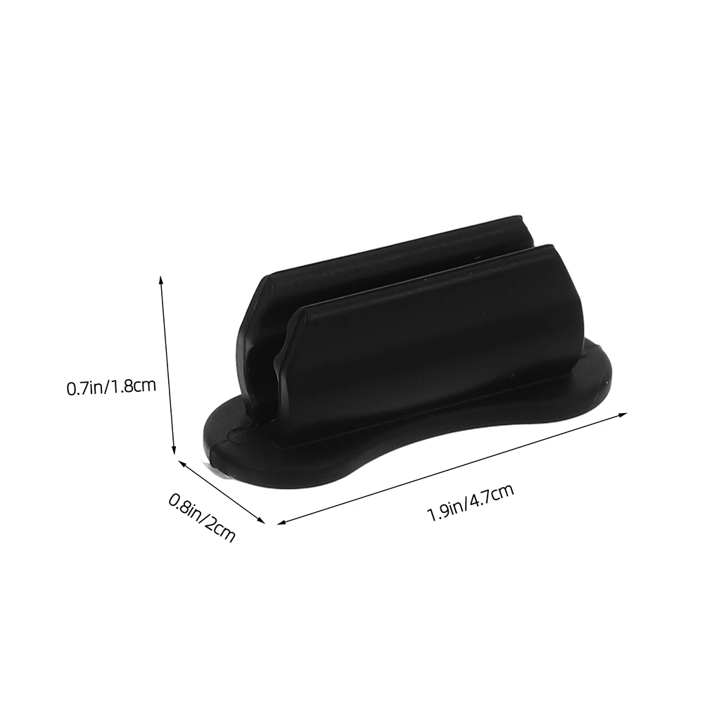 3pcs Self Adhesive Pen Holder Desk Pencil Kids Student Construction Office Ganizer Dual Slot Silicone Wall Car Monitor Clip 