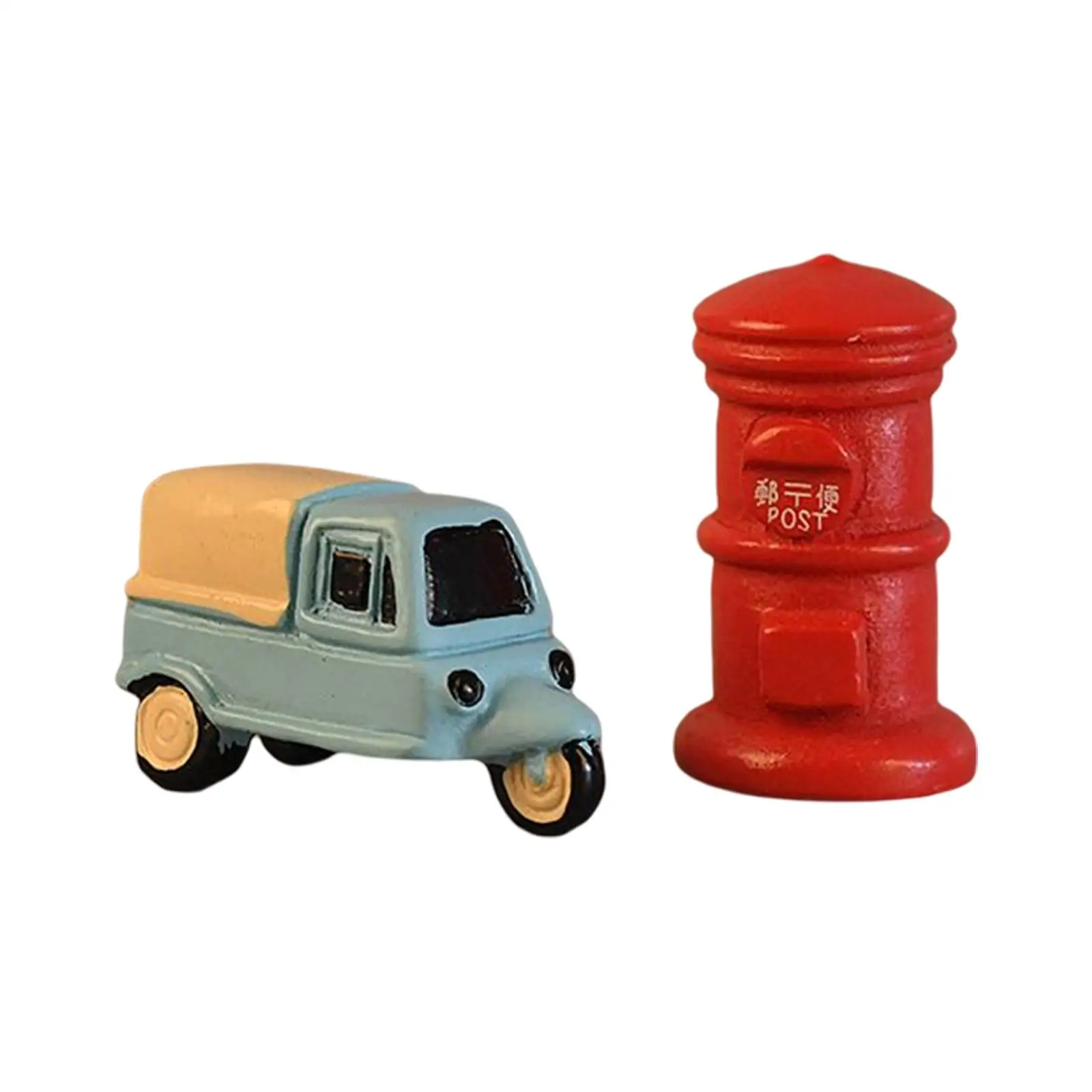 

Funny Dollhouse Furniture Miniature Dollhouse Post Box Model Durable Craft Exquisite for Cabinet Countertop Home Fairy Garden