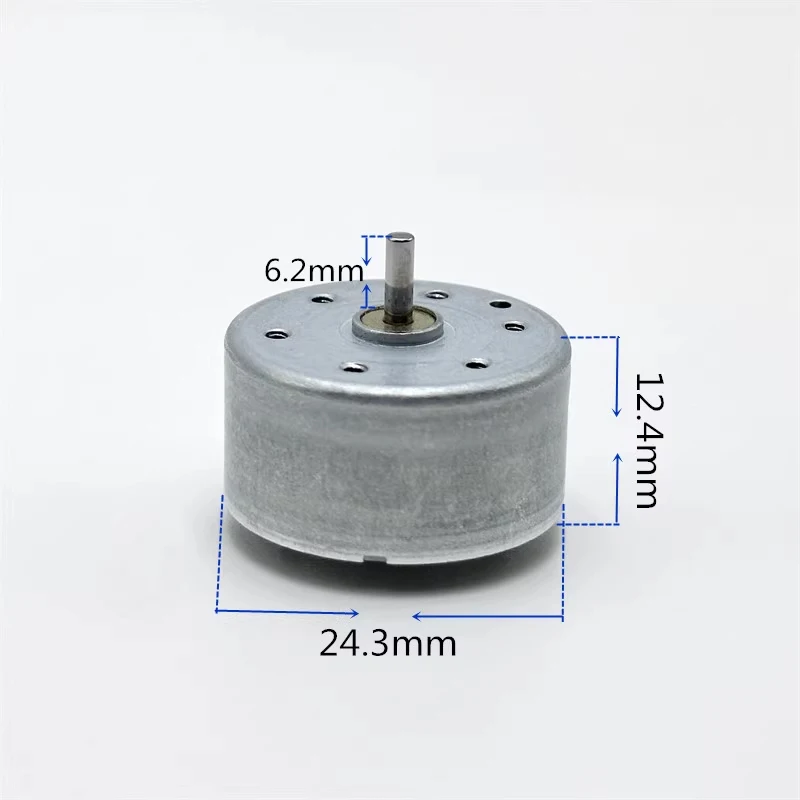  Solar Round RF300 Solar Motor, DC 3V 3.7V 6V 300 USB