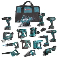 Power tools combo kits 20v 2pcs 8pcs Lithium battery operated hand tool sets 1