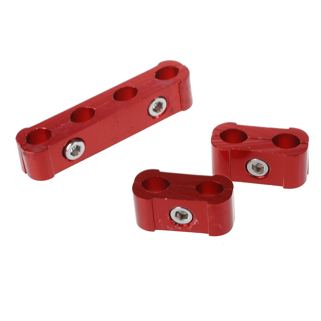 엔진 점화 플러그 와이어 분리기 분배기 클램프 키트 3 개, 8mm 9mm 10mm, 빨간색