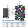 Video Game Suitcase Cover Fun Gaming Gifts Business Flight Elastic Luggage Case Protector 6