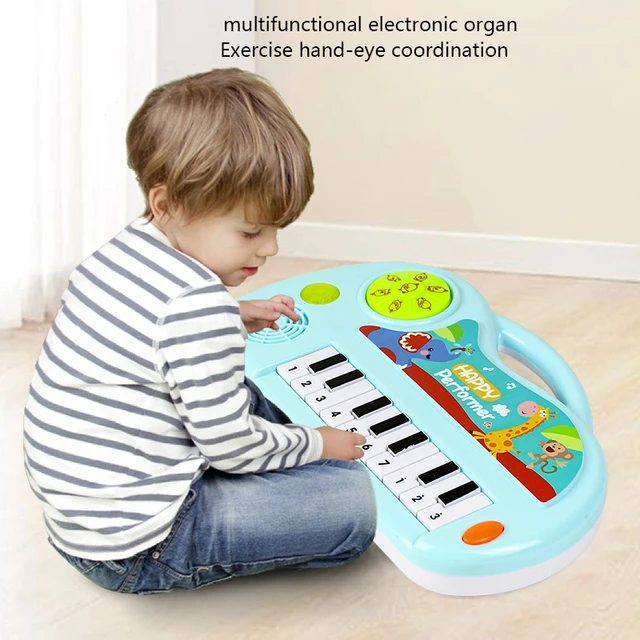 Piano Livro Brinquedo Musical Educacional Brinquedo Piano Musical Infantil  Com Função de Gravação para Crianças de 3 a 5 Anos Ótimo