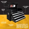 Olympia Tools Portable Metal Tool Chest Box with Drawers - 26" Tool Chest Cabinet Ball Bearing Slide Drawers Locking Storage 3