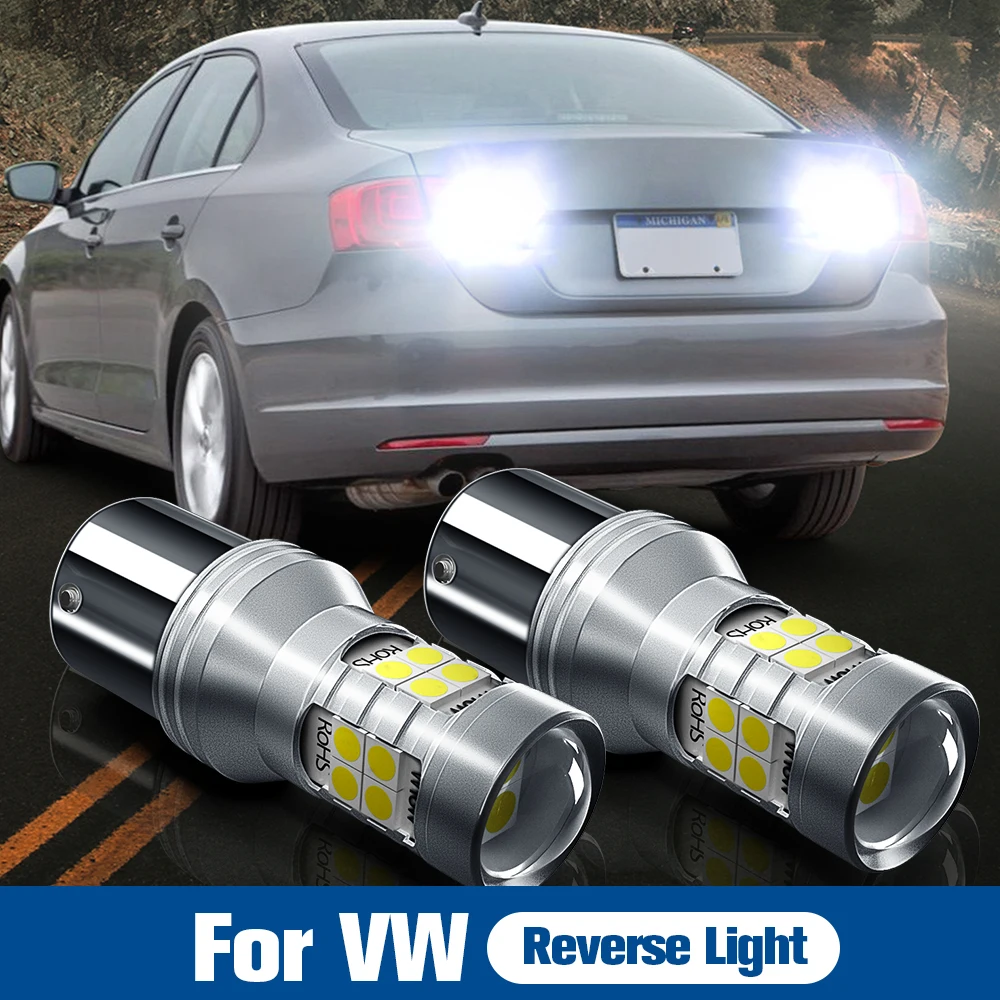 Светодиодная лампа задсветильник хода P21W BA15S Canbus для VW Touran Beetle Jetta Amarok Polo 6n 6r 6c 9n mk5 5