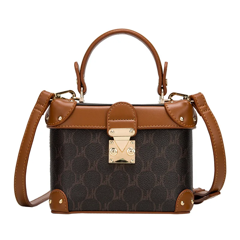 Personalized Mini Portable Square Bag Light Luxury Box Shaped Crossbody Bag