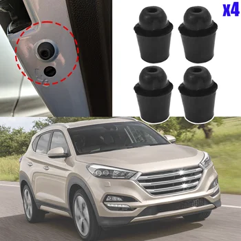 4x For Hyundai Sonata Santa Fe Getz Starex Solaris Creta Door Bumper Buffer Pad Anti Shock Bump Stop Rubber 8219128010 Black New 1
