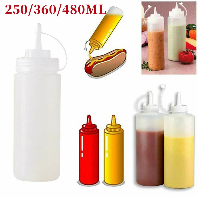 Bottiglia Di Spezie Trasparente Con Coperchio Mini Salsa Di Condimento Scatola Di Condimento Dispenser Barattolo Di Spezie Di Sale Bottiglie Di Spreme