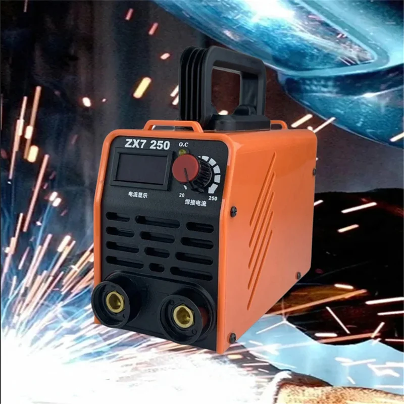 MMA250 Mini Welding Machine Inverter Electric Welding Machine 110v 220v Adjustable Current 20-250A Handheld Arc Welder Equipment portable welder electric welder mini welder