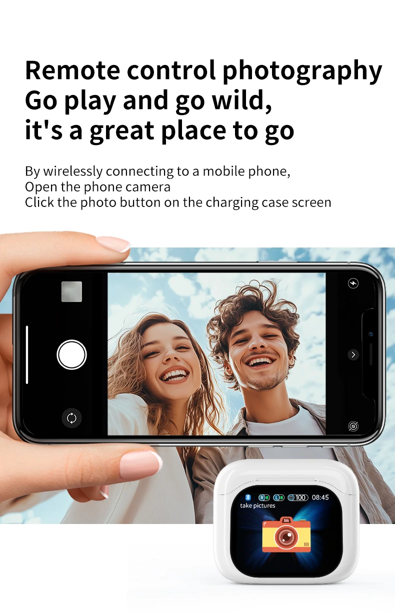 AI Translator Bluetooth 134Languages Bluetooth 5.4 Wireless Headphones Translation Earphones Waterproof Rating Long Battery Life S7d2f5a5c28f84c7bb75ae7a853c4d23d3