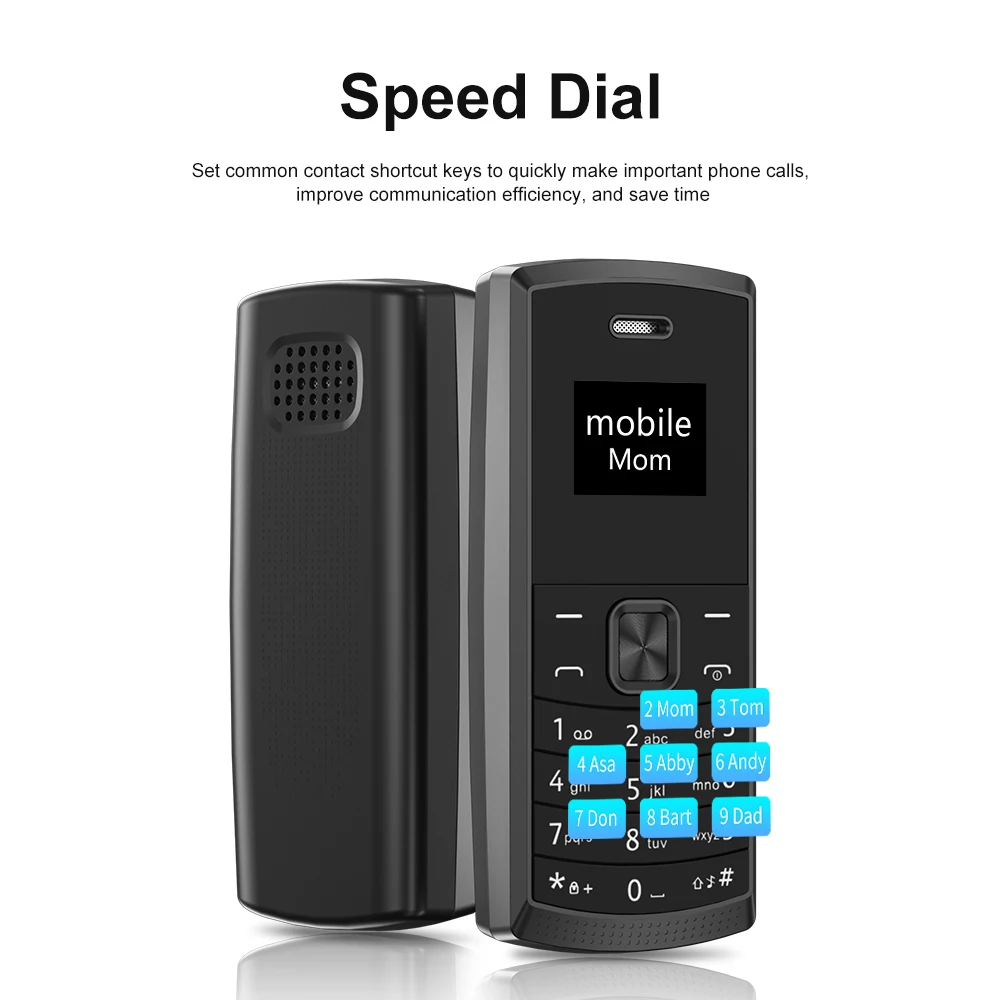 SERVO BM01 Mini Mobile Phone Magic Voice Speed Dial Bluetooth Dial-up Call Recording 2 SIM Standby 2G GSM Small Backup Cellphone