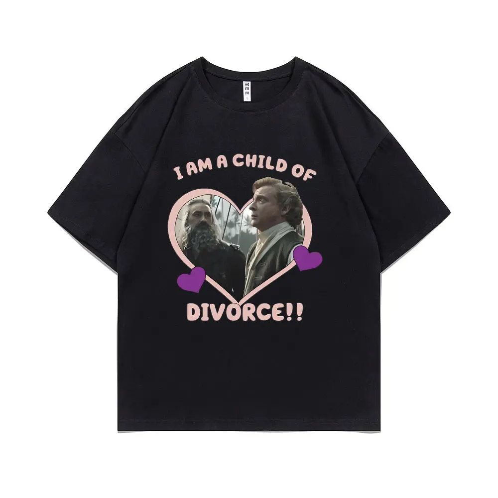 

I Am A Child of Divorce Tshirt Our Flag Means Death T-shirt Gentleman Pirate Tees Men Women Casual Oversized Cotton Short Sleeve