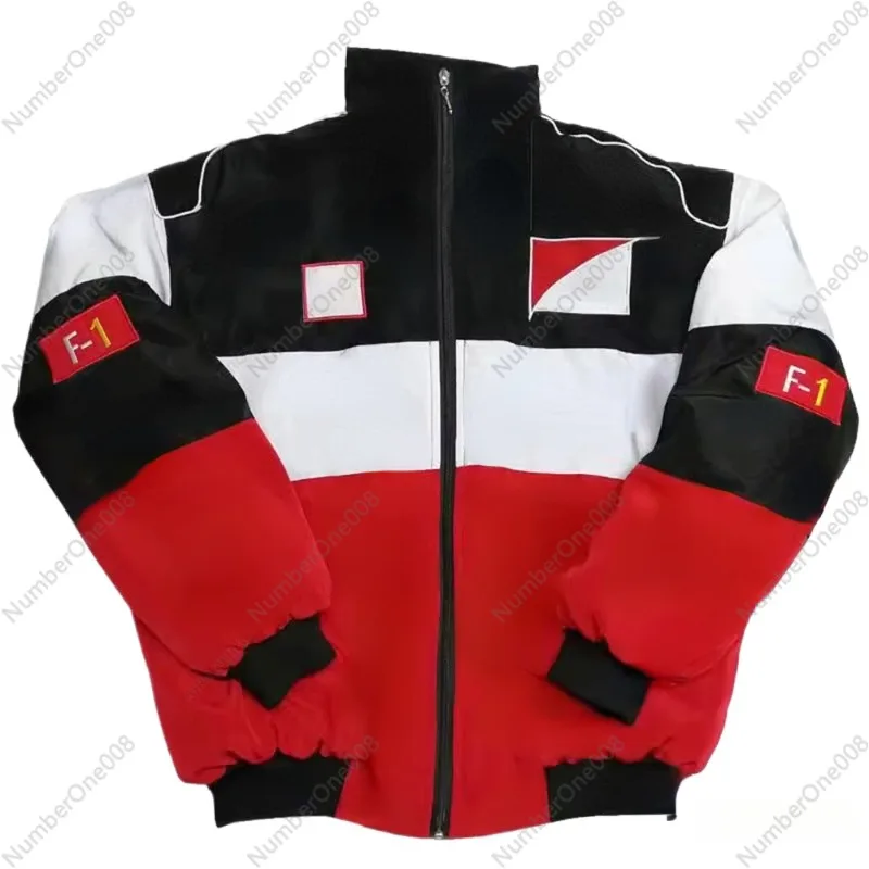 Racing Suit Bulls Retro Autumn and Winter Clothing Motorcycle Street Collision Jacket Fully Embroidered motorcycle racing jacket