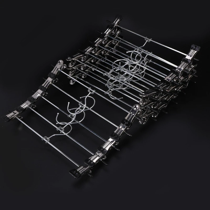 

Pant Hangers Skirt Hangers With Clips 60 Pack Metal Trouser Clip Hangers