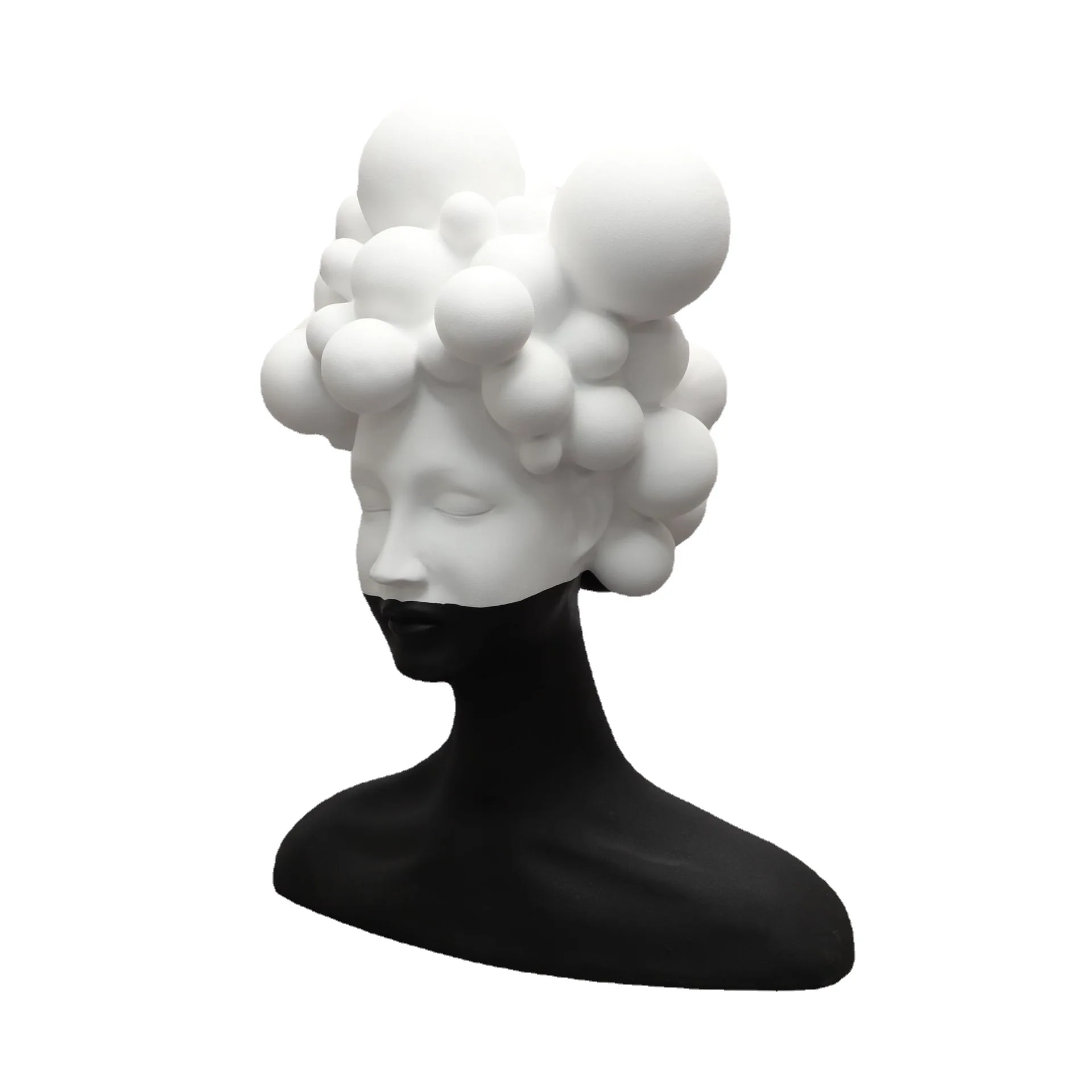 

Hot Sell Black And White Figure Ornaments Resin Ornament Hotel Decoration Home Decoration For Sale