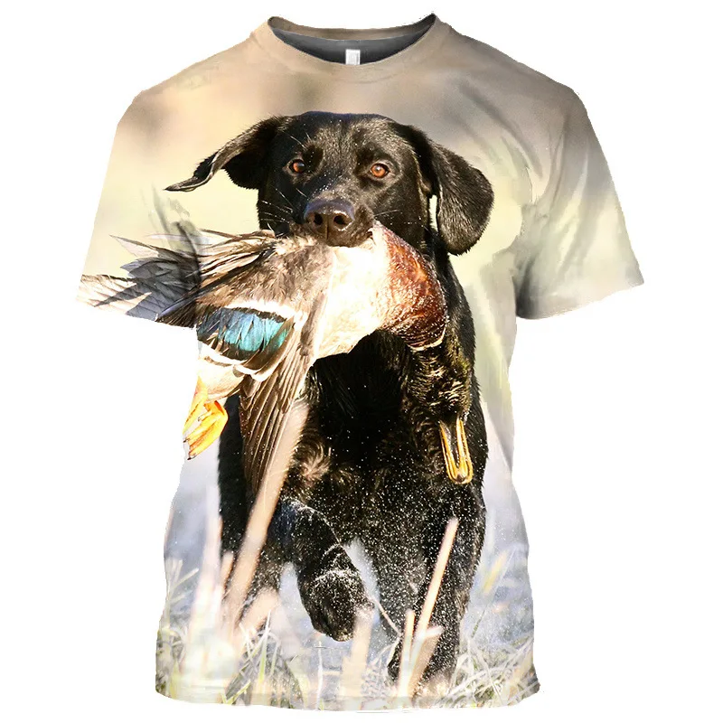 Men Camouflage Hunting T Shirt Short Sleeve Streetwear