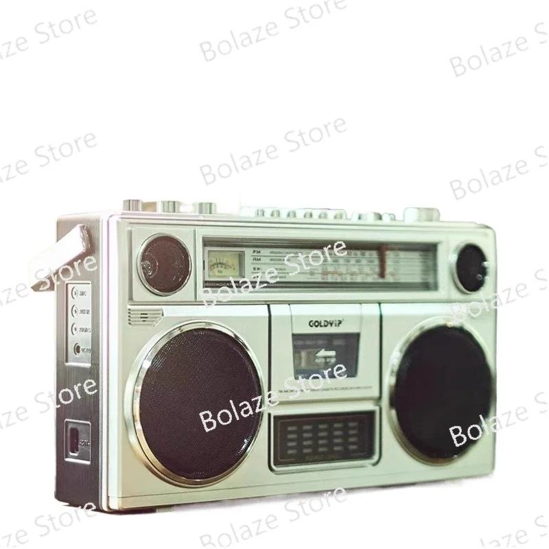 

Rechargeable retro retro cassette cassette player recording Bluetooth