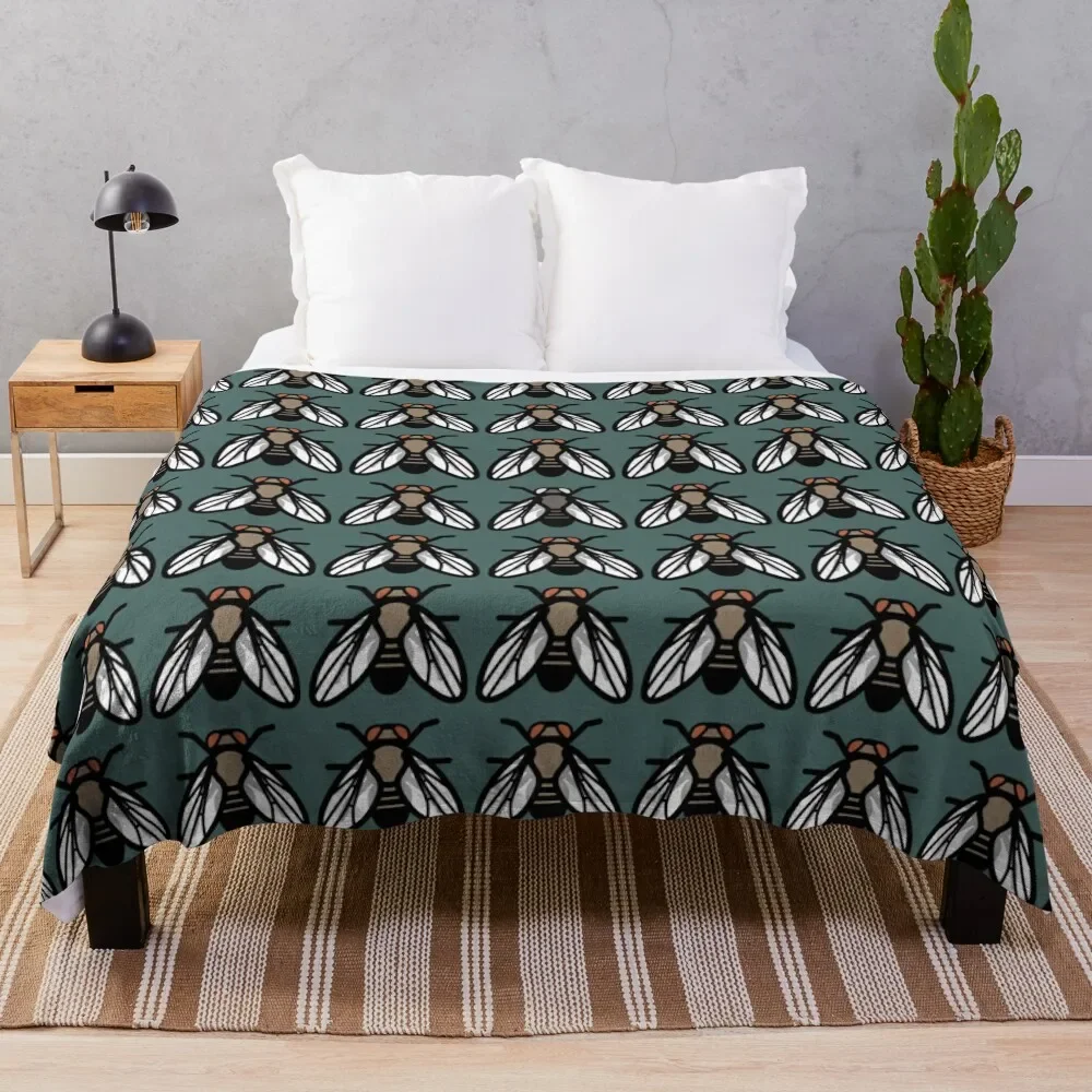 

Drosophila Fruit Fly Mutant Genetics Evolution Throw Blanket Furry Sleeping Bag Blankets