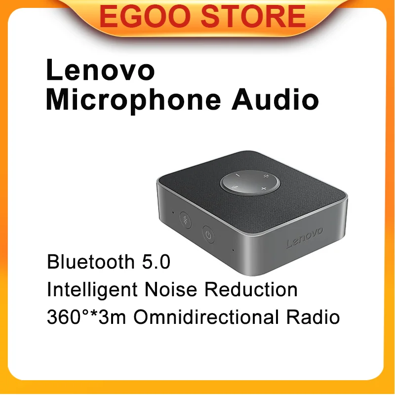 

Thinkplus Pocket Portable Conference Omnidirectional Microphone Audio MCP01 360°*3m Omnidirectional Radio Intelligent