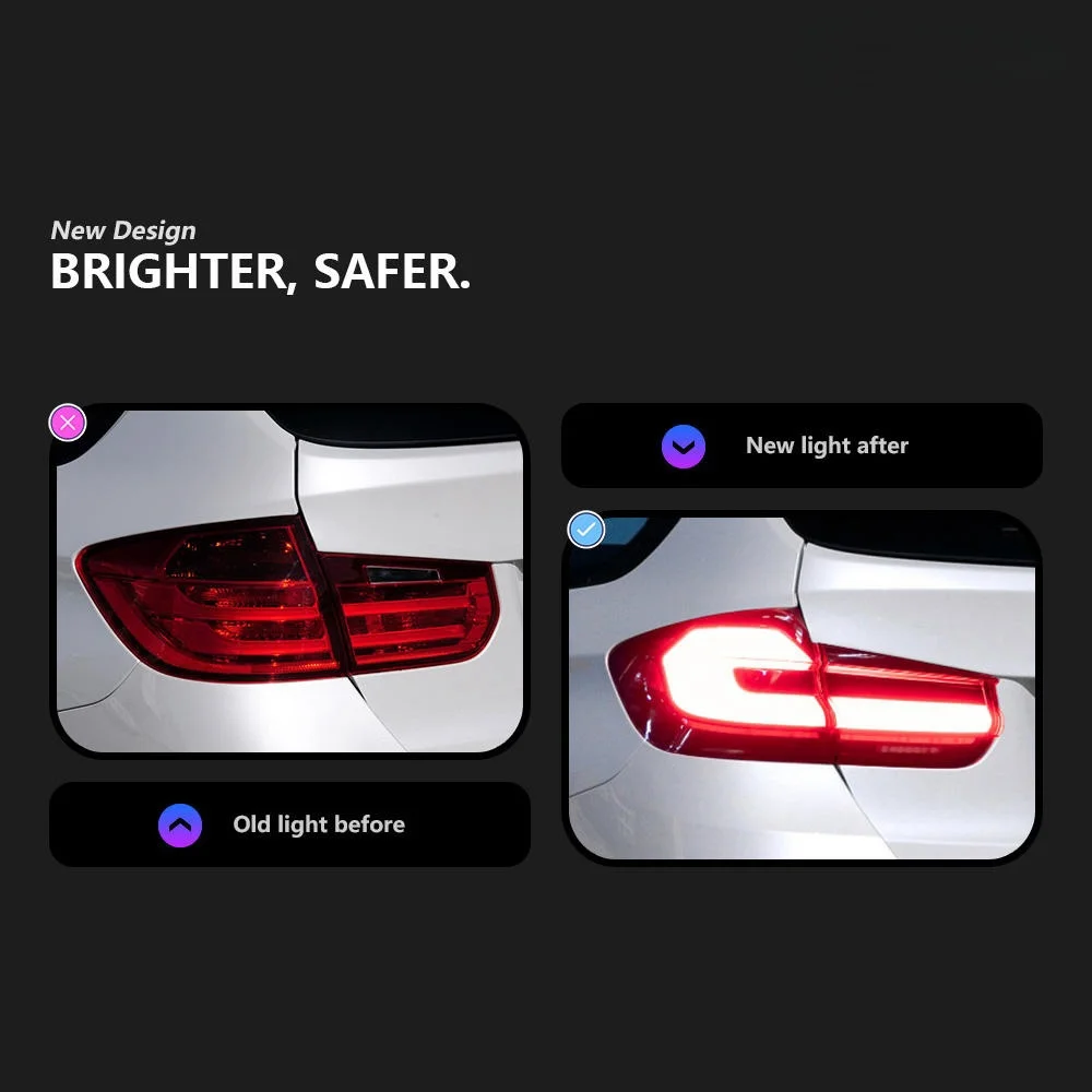 LED テールライト BMW F31 2013-2018 F31 ツーリング 3D リアランプ