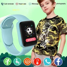 

Children's Watch Sports Fitness Tracker Women Men's Digital Wrist Watch Heart Rate Health Monitor Digital Clock for Android IOS