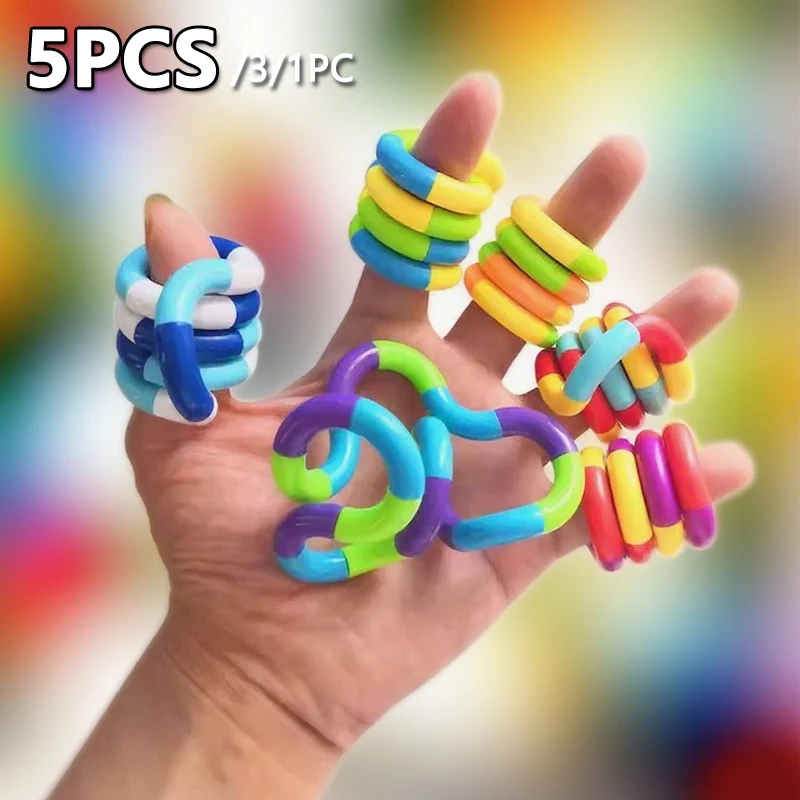 Multicolore sensorieel twisty fidget speelgoed voor stress_voghion.com