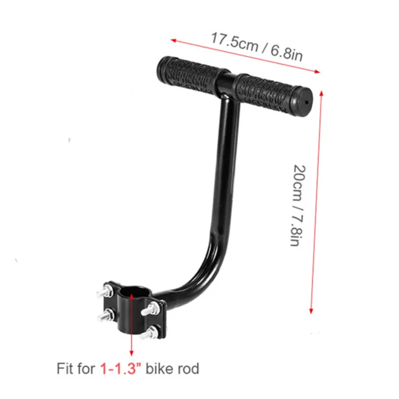 자전거 어린이 안전 팔걸이 자전거 뒷좌석 핸들 자전거 안장 의자 팔걸이 자전거 액세서리 부품 조절 브래킷