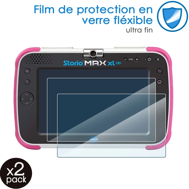 Protection en Verre Flexible pour Tablette Vtech Storio Max XL 2.0 7 [Pack  x2] - AliExpress