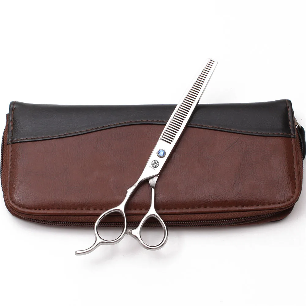 Dog Grooming Scissors 7" Left-Hand Stainless Purple Dragon Straight Scissors Thinning Shears Pet Beauty Cat Puppy Z8000