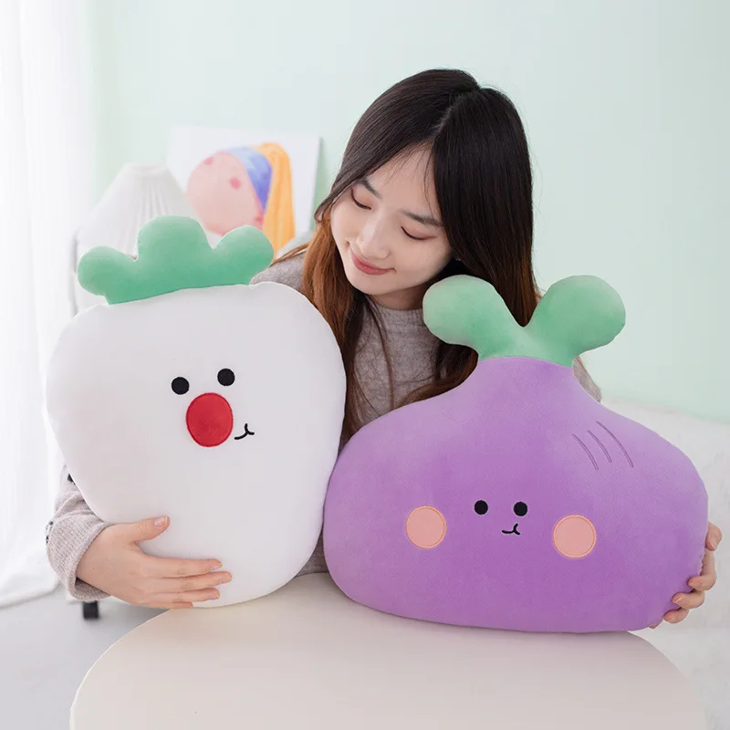 

New 45CM Cute and Creative Fruit and Vegetable Pillow Plush Toy Home Office Sofa Car Waist Cushion Gifts to Girls