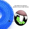 Pet Dog Toys Puppy Sounding Toy Molar Squeaky Tooth Cleaning Ring TPR Training Pet Teeth Chewing Toy Thorn Dog  Accessories 4