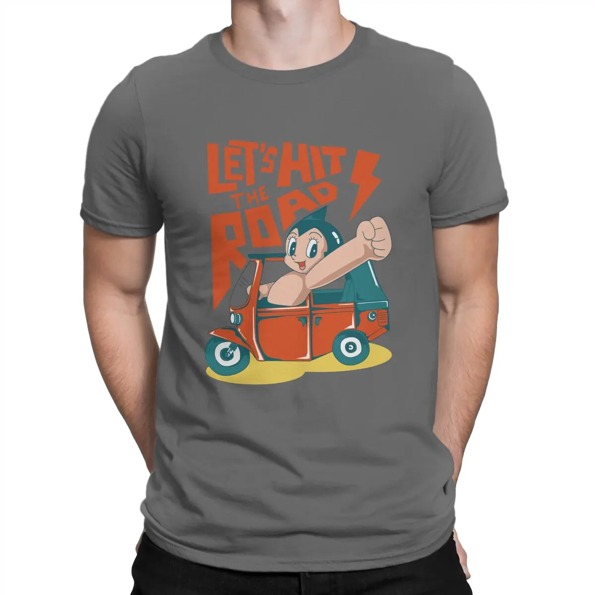 thumbnail image 1 of Camiseta de Hip Hop Astro Boy Tuk-Tuk Bajaj, camiseta casual de verano para adultos, 1 of 7