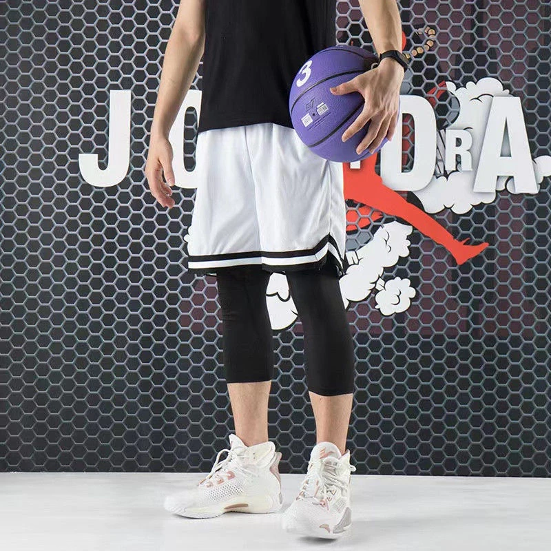 Knee Length Basketball Shorts SONECHOKI Men Striped Loose Running Sport Gym Mesh Breathable Fitness Training Workout Bottom Male basketball shorts running shorts