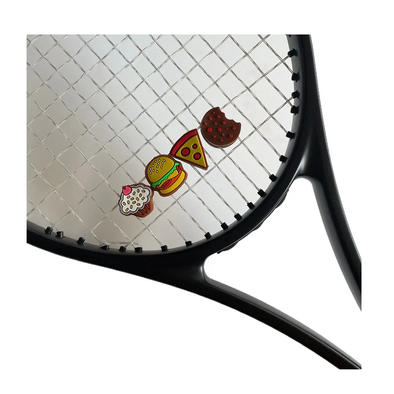 4 Ammortizzatori Per Racchette Da Tennis – Antivibrazioni In Silicone, Design Colorato, Facili Da Installare, Per Tennis, Badminton E Squash, Regalo Simpatico