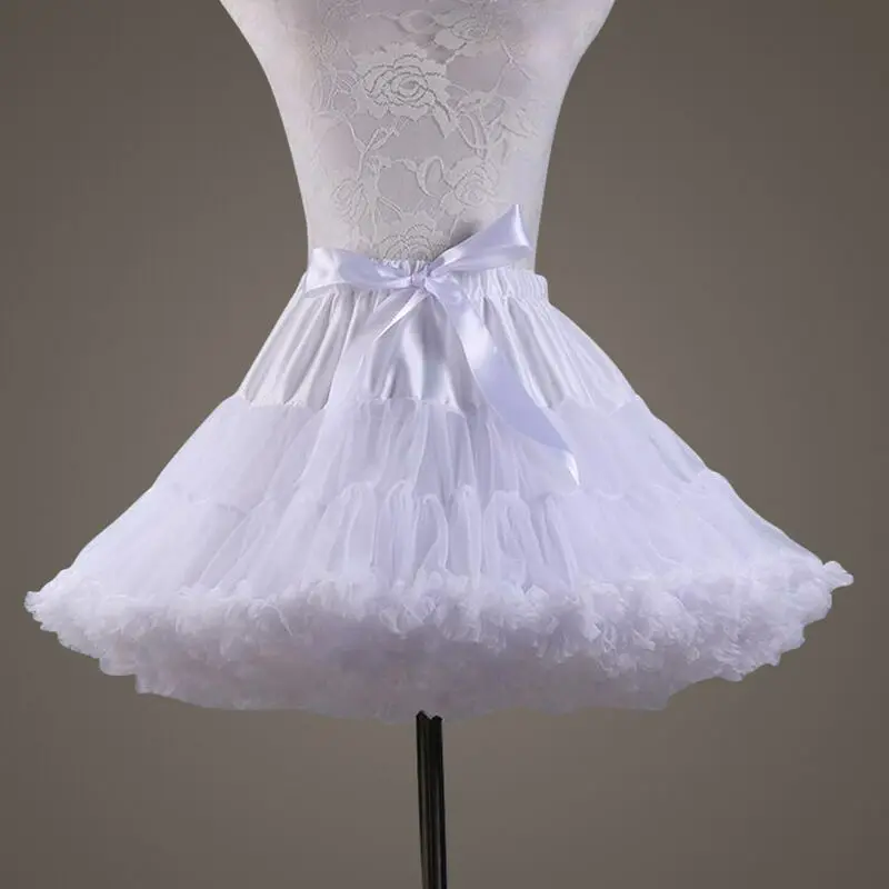 

Brand New Petticoats Short Wedding Bridal Crinoline Lady Girls Underskirt for Party White/Blue/Pink Ballet Dance Skirt Tutu