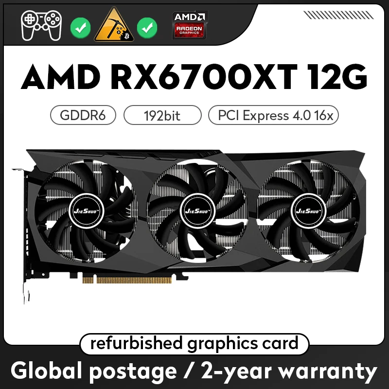 JIESHUO-RX-6700XT-RX6700XT-12gb-192bit-GDDR6-karta-graficzna-AMD-Radeon ...