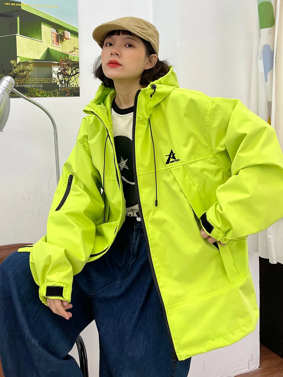 Hooded Charge Coats Women's Spring 2023 New Loose Fit BF American Fashion Brand Versatile Functional Jackets