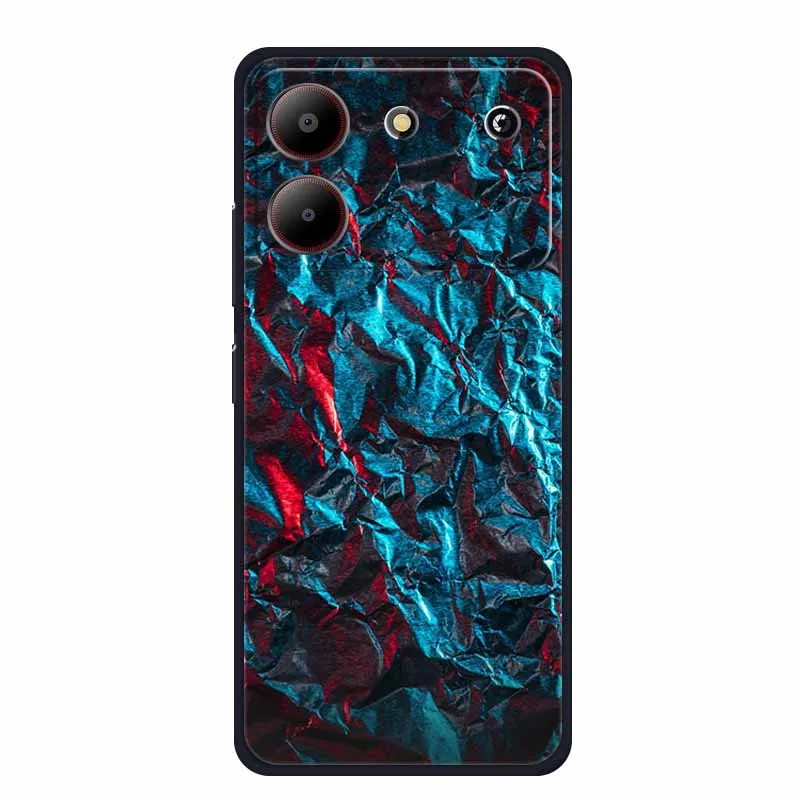 Marble TPU Soft Silicone Back Cover - Colorful Phone Case