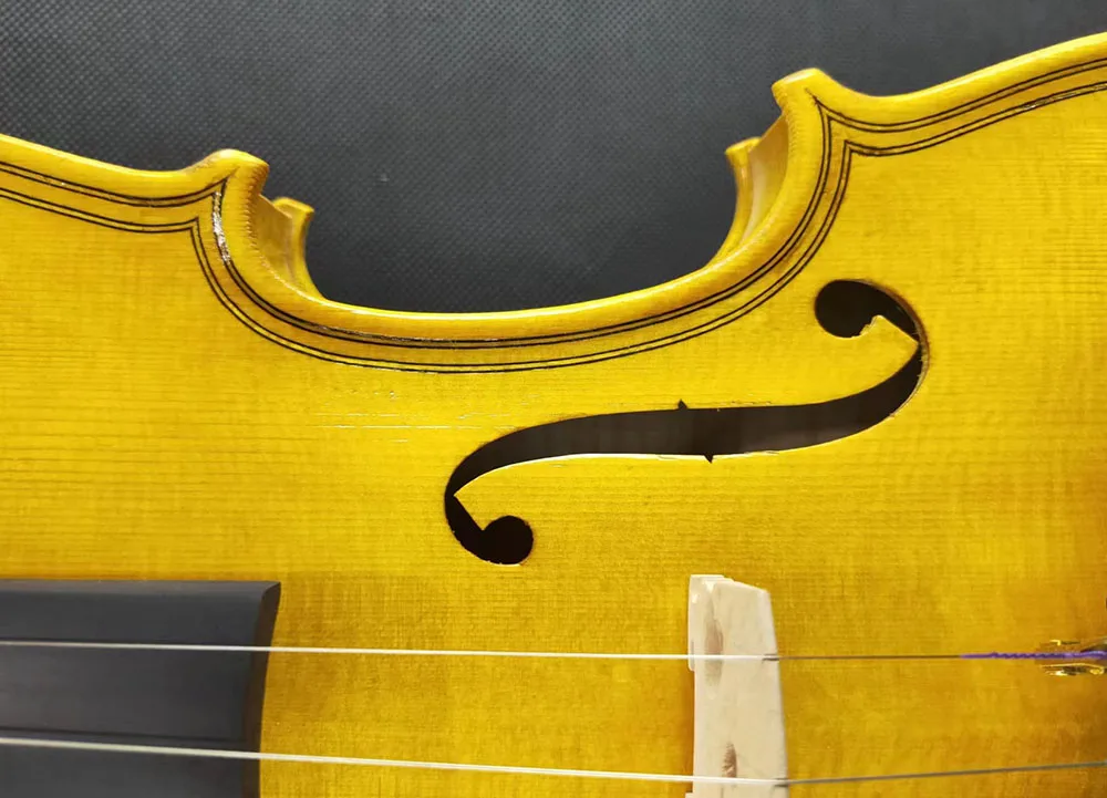 Acoustic Violin Violin Accessories Professional Violin with Clear Varnish Canadian Engelman Spruce 4/4 Size