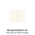 A8 Dot Grid
