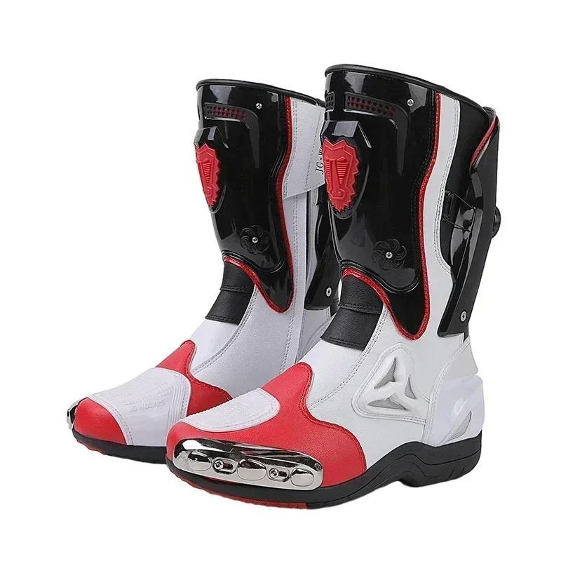 Motorcycle Boots Men Moto Riding Boot Summer Breathable Motorcycle Shoes Men Speed Bicycle Sneaker Speed Sneaker Racing