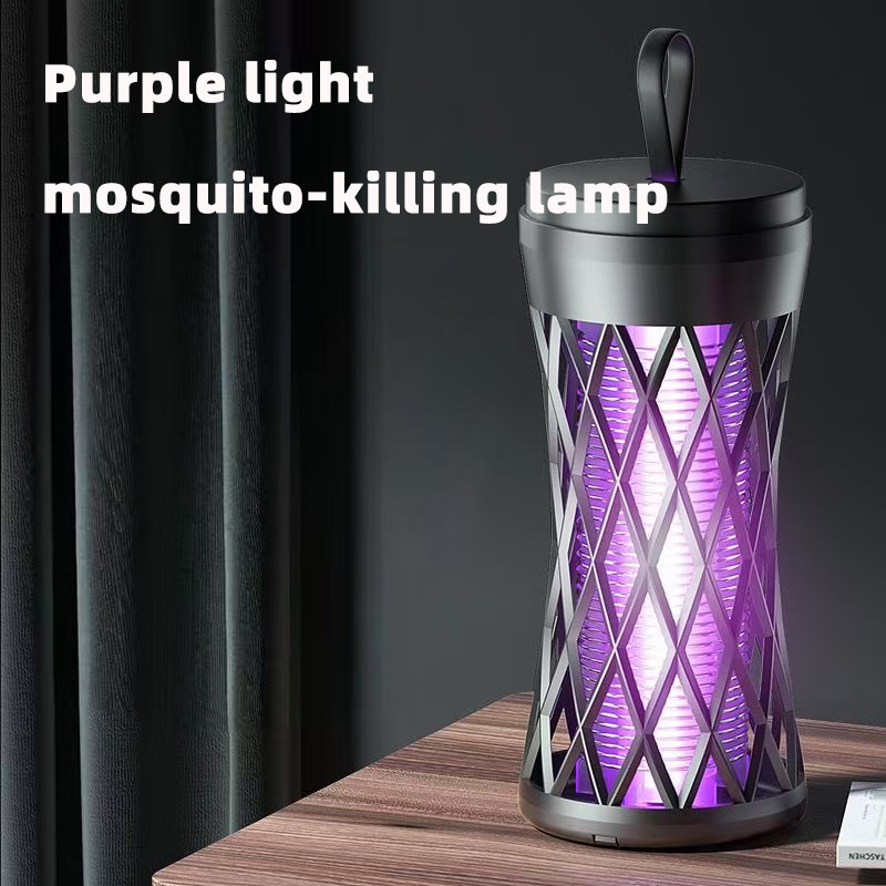 Mosquito-killing lamp, electric shock type, portable outdoor with built-in ambient light mosquito repellent for home dormitories