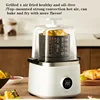 1000W Portable Air Fryer 2L Capacity Visible Household Transparent Visible Air Fryer Led Touch Screen Panel Air Fryer 5