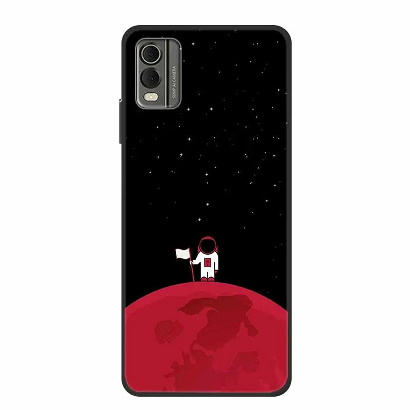 Luxury TPU Soft Silicone Back Cover with Lovely Floral Design - Shockproof Phone Protector