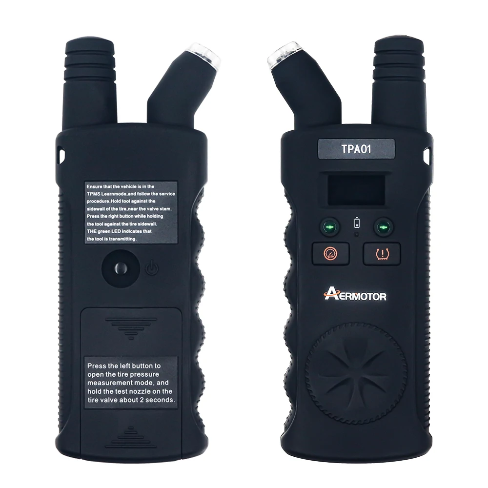 TPA01 TPMS EL-50448 Relearn Tool Plus Digital Tire Pressure Gauge 150 PSI, 2 in 1 TPMS Reset Sensor for GM Tire Monitor