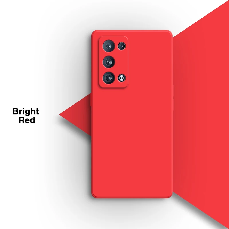 Premium Liquid Silicone Soft Phone Back Cover - Pure Color Design